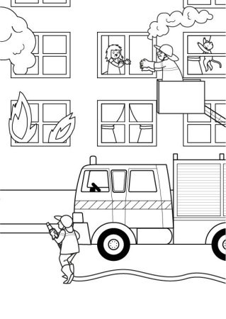 Раскраски безопасность для детей