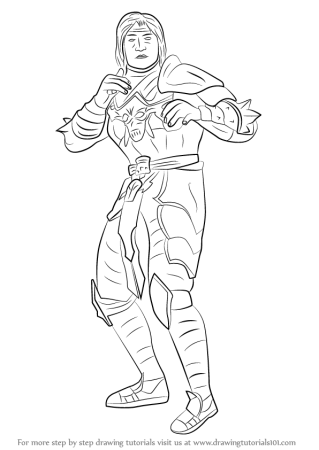 Раскраски мортал комбат 11 Ермак