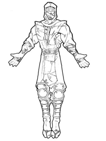 Раскраска мортал комбат Сабзиро