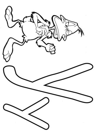 Буквы для раскрашивания