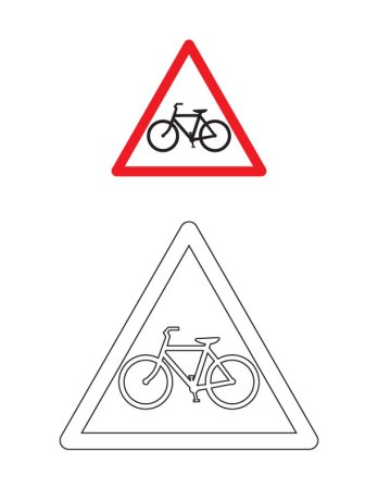 Разрисованные дорожные знаки