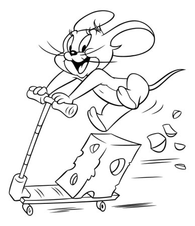 Том и Джерри. Раскраска