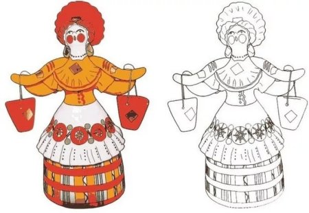 Петриковская роспись раскраска