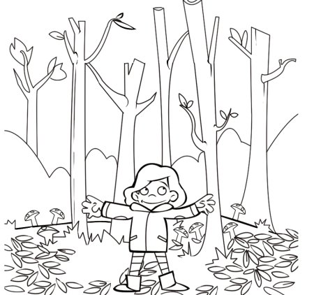 Раскраска на экологическую тему для детей