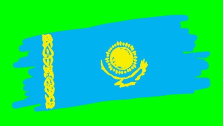 Флаг Казахстана