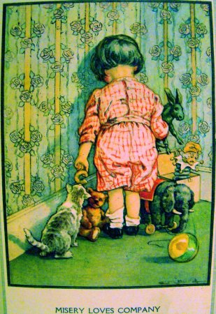 Ребенок в углу картина