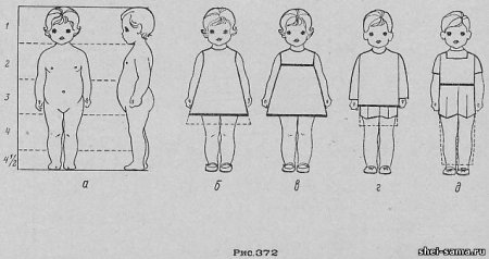 Пропорции тела ребенка