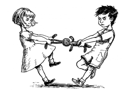 Интересный фон с детьми для презентации