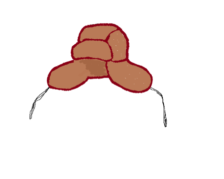 Ушанка нарисованная