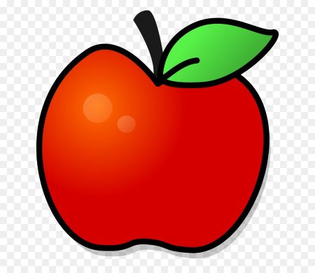 Яблоки мультяшные