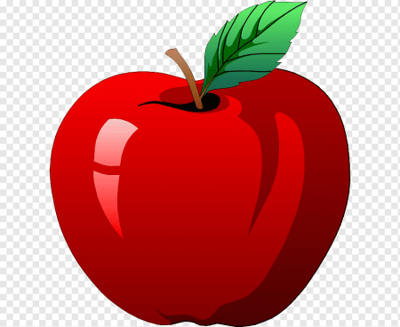 Яблоко мультяшный