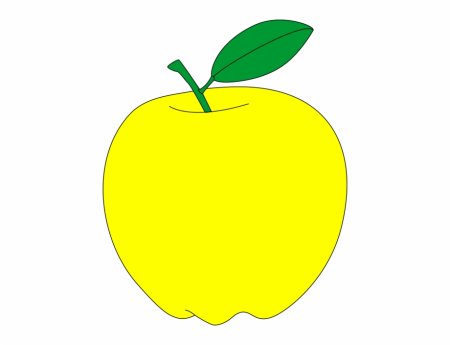 Яблоки желтые