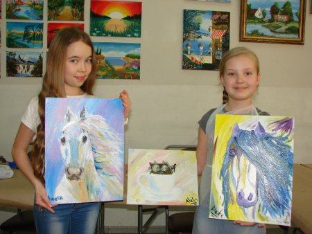 Интересная живопись для детей