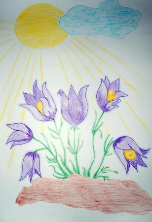 Рисунок на тему Весна