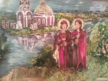 Князь Владимир и княгиня Ольга прорись