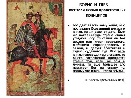 Святые Борис и Глеб икона 14 век