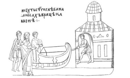 Борис и Глеб святые иллюстрация