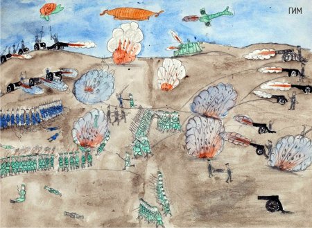 Вторая мировая рисунки детей