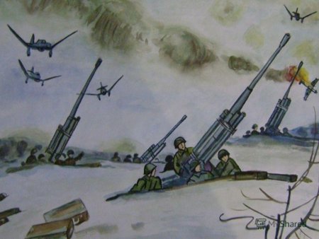 Зенитчики Великой Отечественной войны рисунки