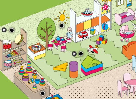 Рисунок предметно развивающей среды в ДОУ