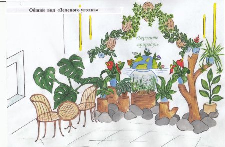 Эскиз интерьера магазина