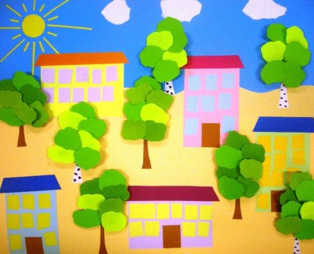 Аппликация дерево