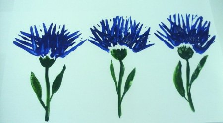 Рисование вилкой