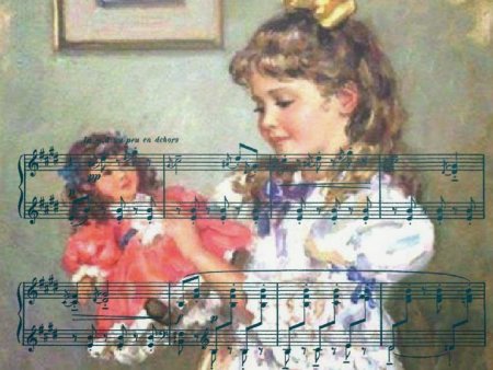Кукольный КЭК уок Дебюсси иллюстрации