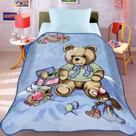 Плед с медвежонком