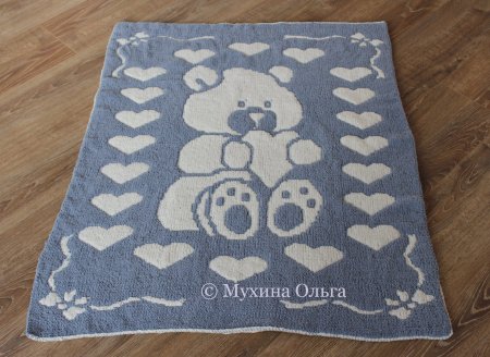 Плед из Ализе Софти