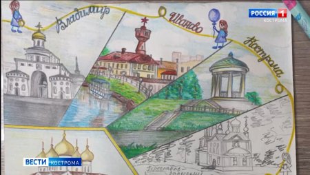 Золотое кольцо России рисунок