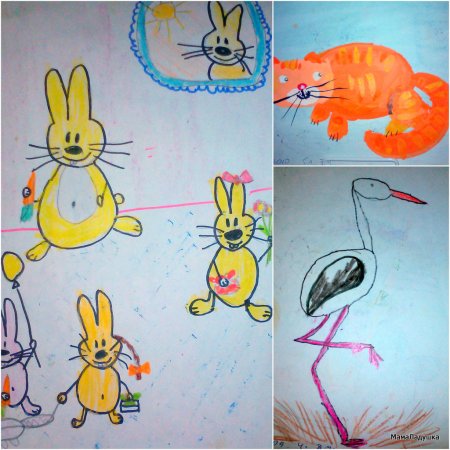 Рисунки детей Каляки маляки