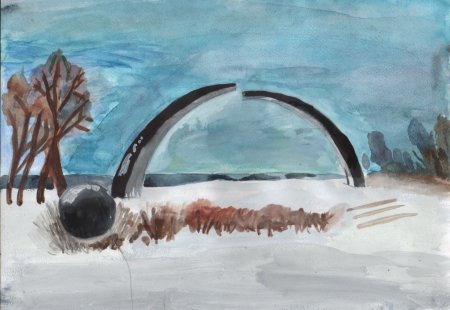 Дорога жизни блокадного Ленинграда рисунки