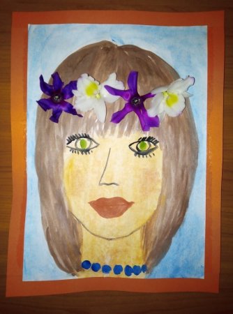 Рисуем маму в детском саду