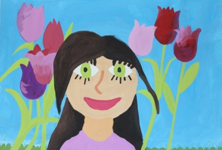 Детские рисунки мамы