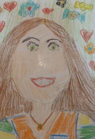 Портрет мамы в садик