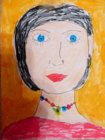 Рисунок Мамина улыбка 2 класс