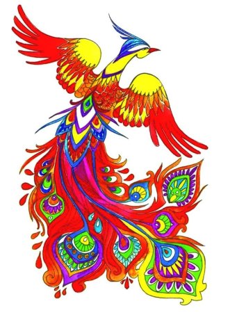 Сказочная птица