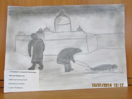 Рисунки на тему день блокады