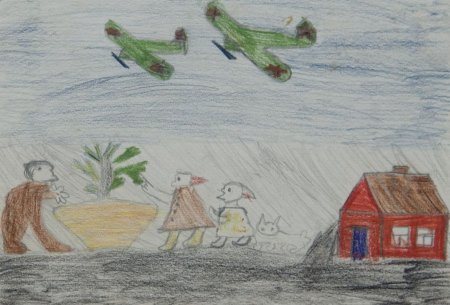 Блокадный Ленинград рисунки детей