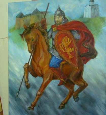 Александр Невский на коне