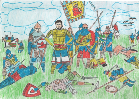 Куликовская битва рисунок