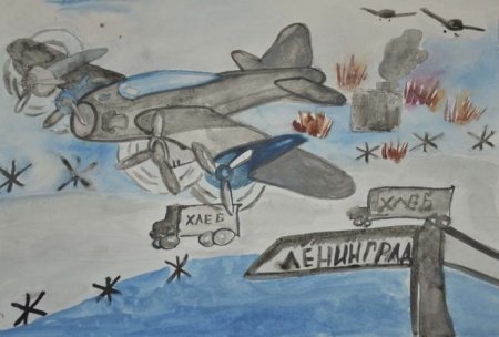 Блокада Ленинграда рисунки детей