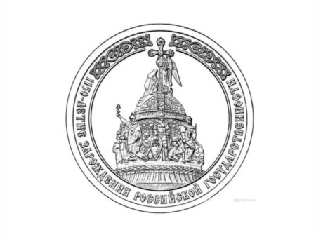 Памятник тысячелетие России в Новгороде