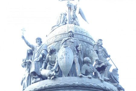 Нарисовать памятник тысячелетию России Великий Новгород