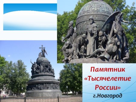 Памятник тысячелетие России презентация
