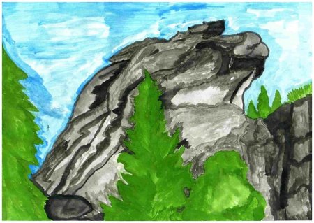 Красноярские столбы рисунок