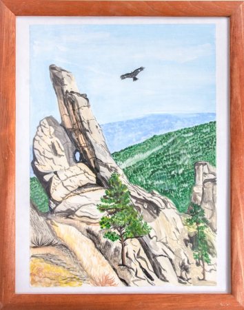 Заповедник столбы рисунок