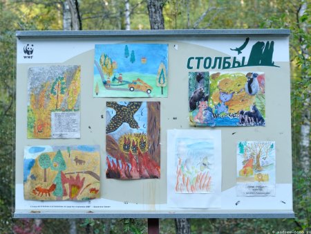 Рисунки красноярских столбов детские