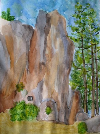 Красноярские столбы рисунок